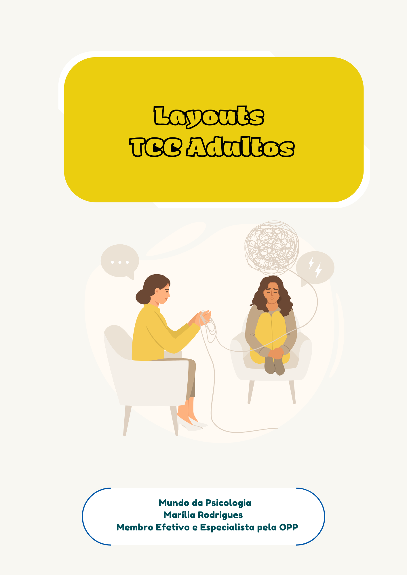 E book Caderno Terâpeutico Layouts TCC Adultos