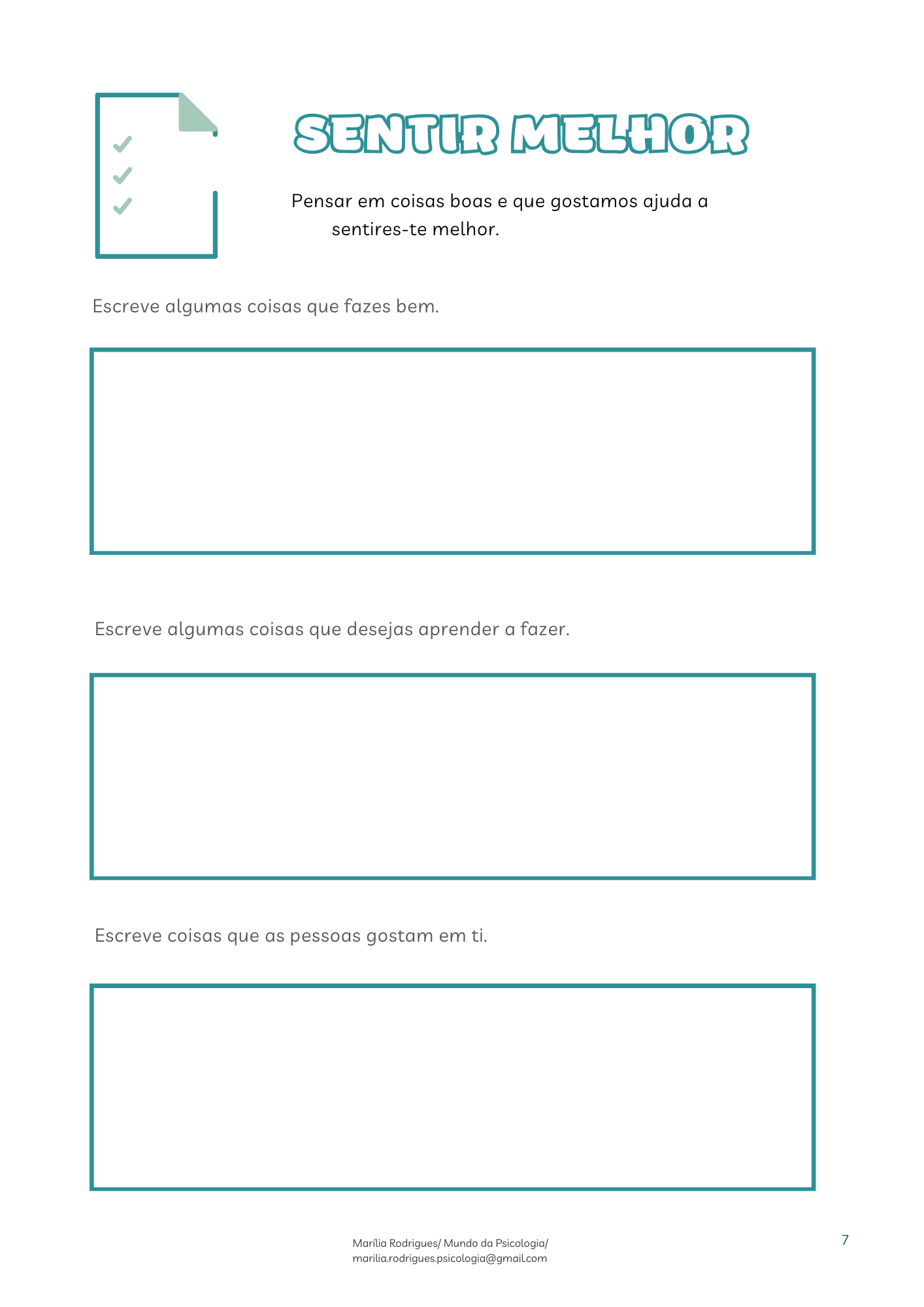Ebook Caderno de Atividades Emoções Adolescentes Baseado em TCC