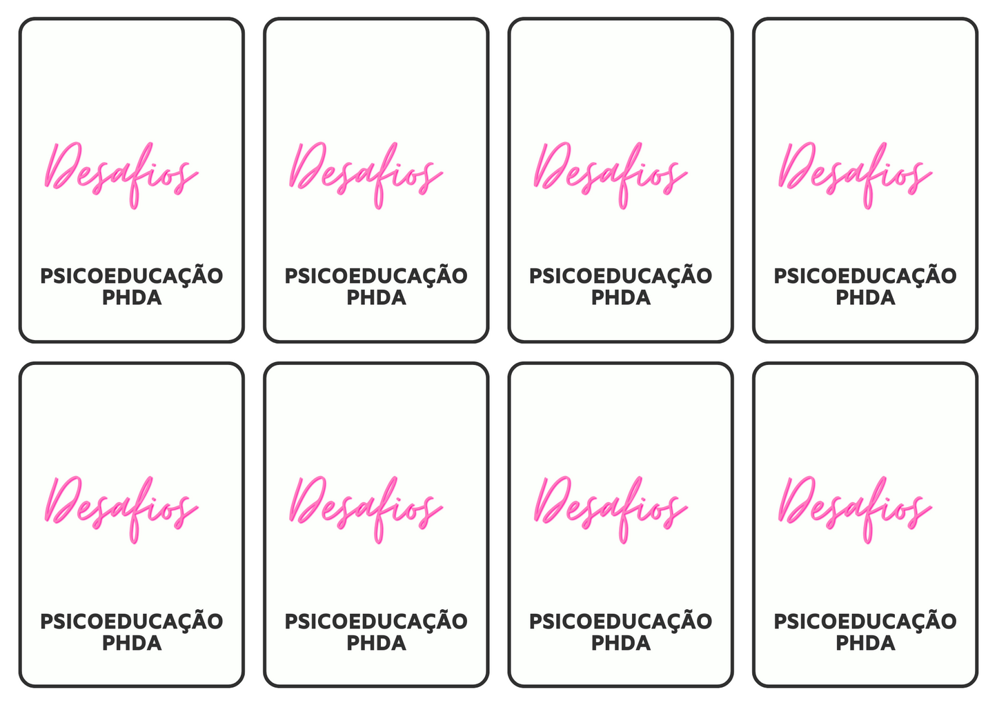 E-Book PHDA Baralho