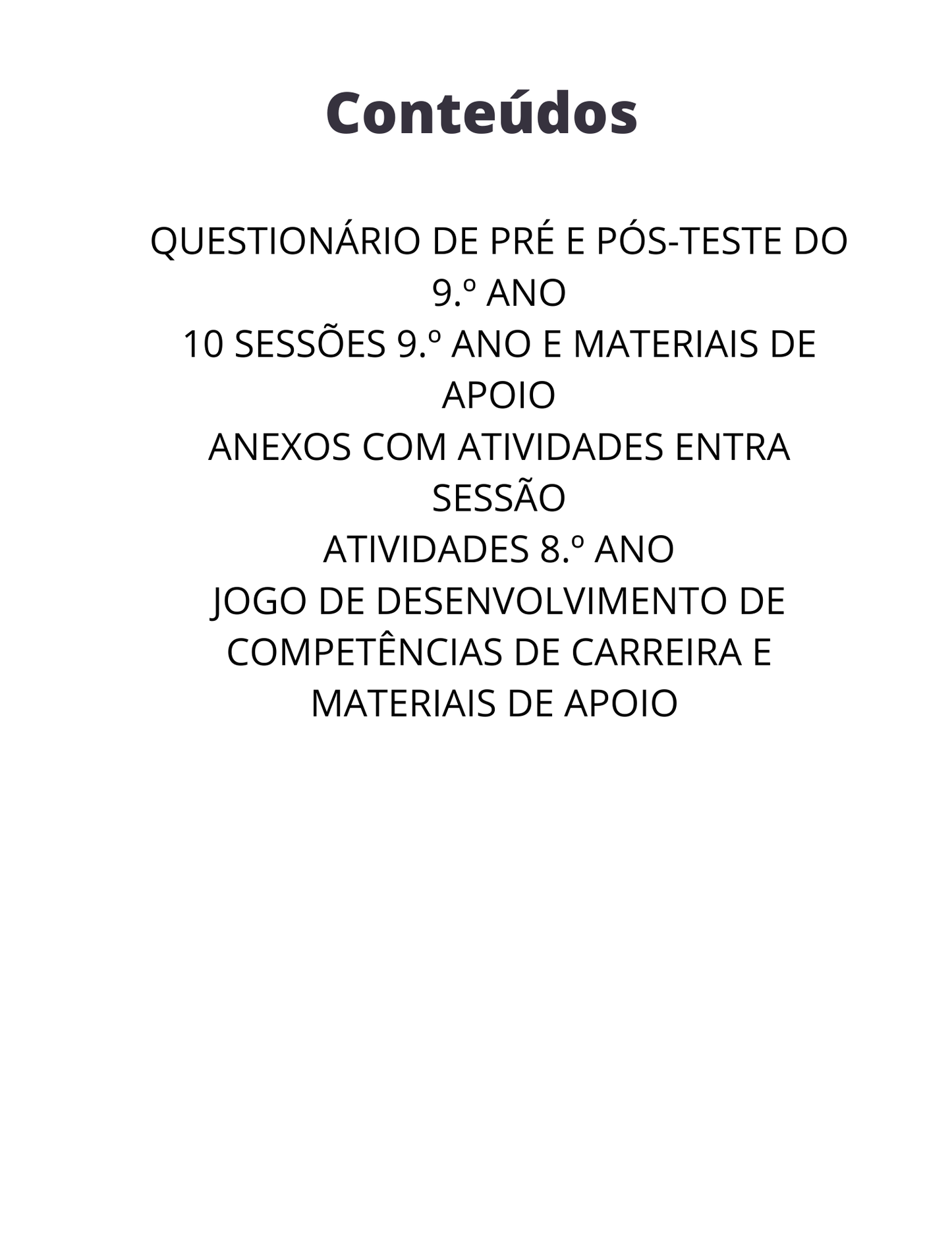 E-Book Programa JUMP - orientação vocacional 8.º e 9.º ano