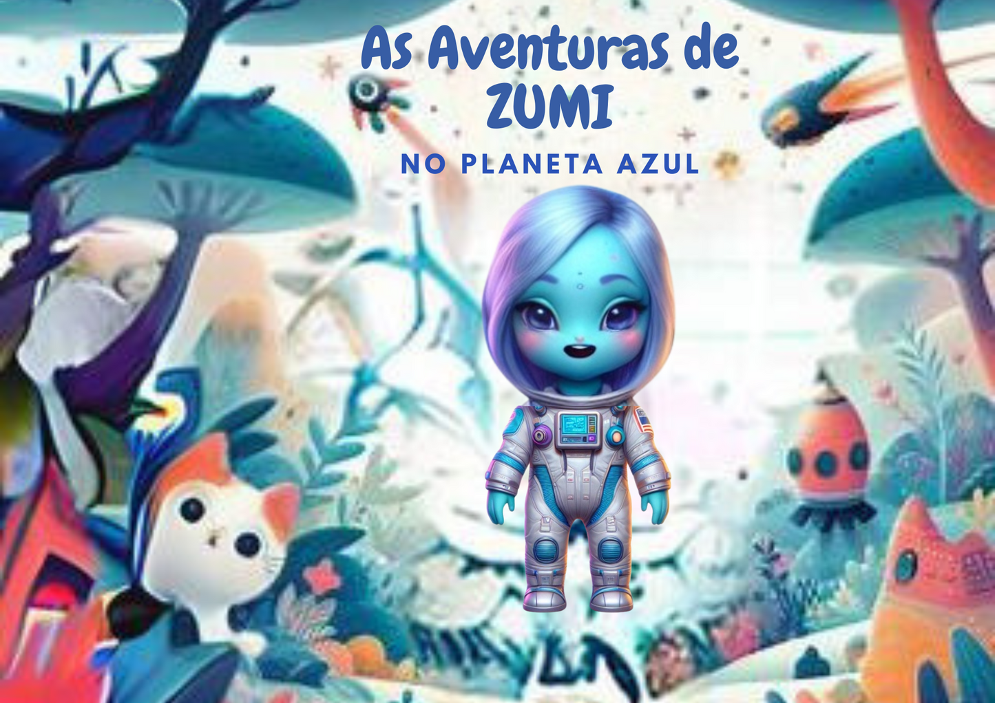 E-Book Kit As Aventuras de Zumi no Planeta Azul