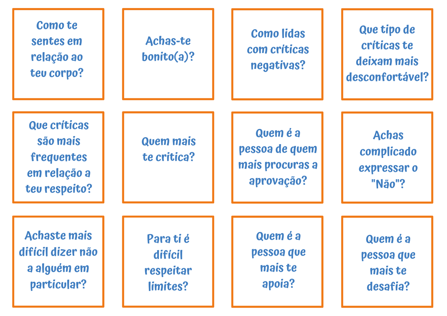 E-Book Baralho Autoestima e Autoconhecimento Adolescentes (120 c)