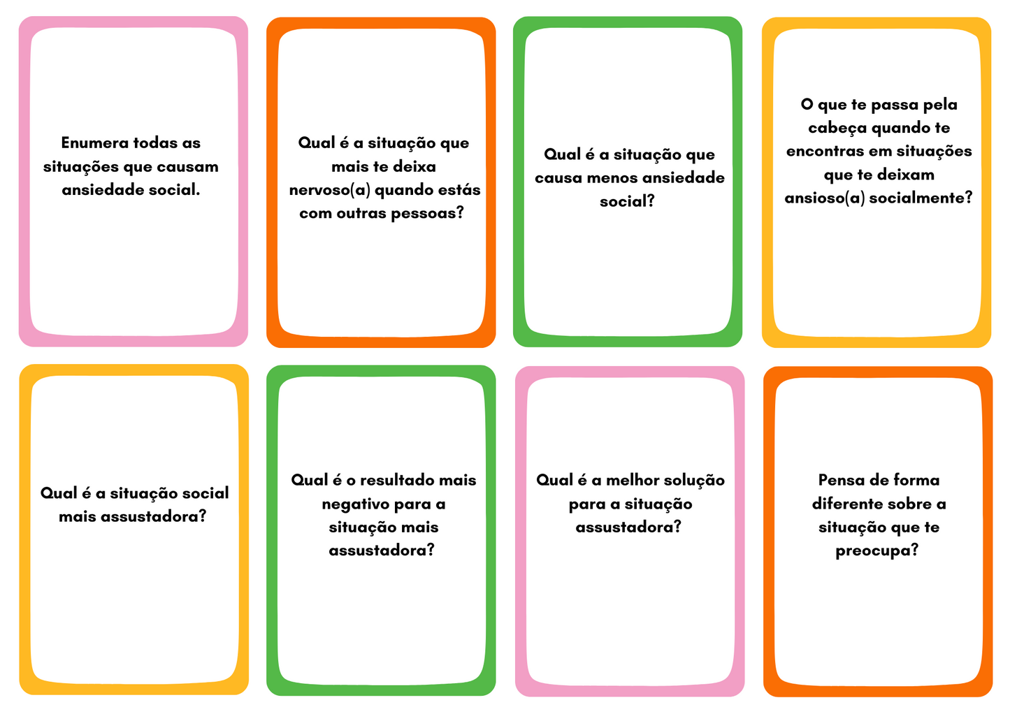 E-Book Jogo Kit Terapêutico Ansiedade Social Adolescentes e Adultos