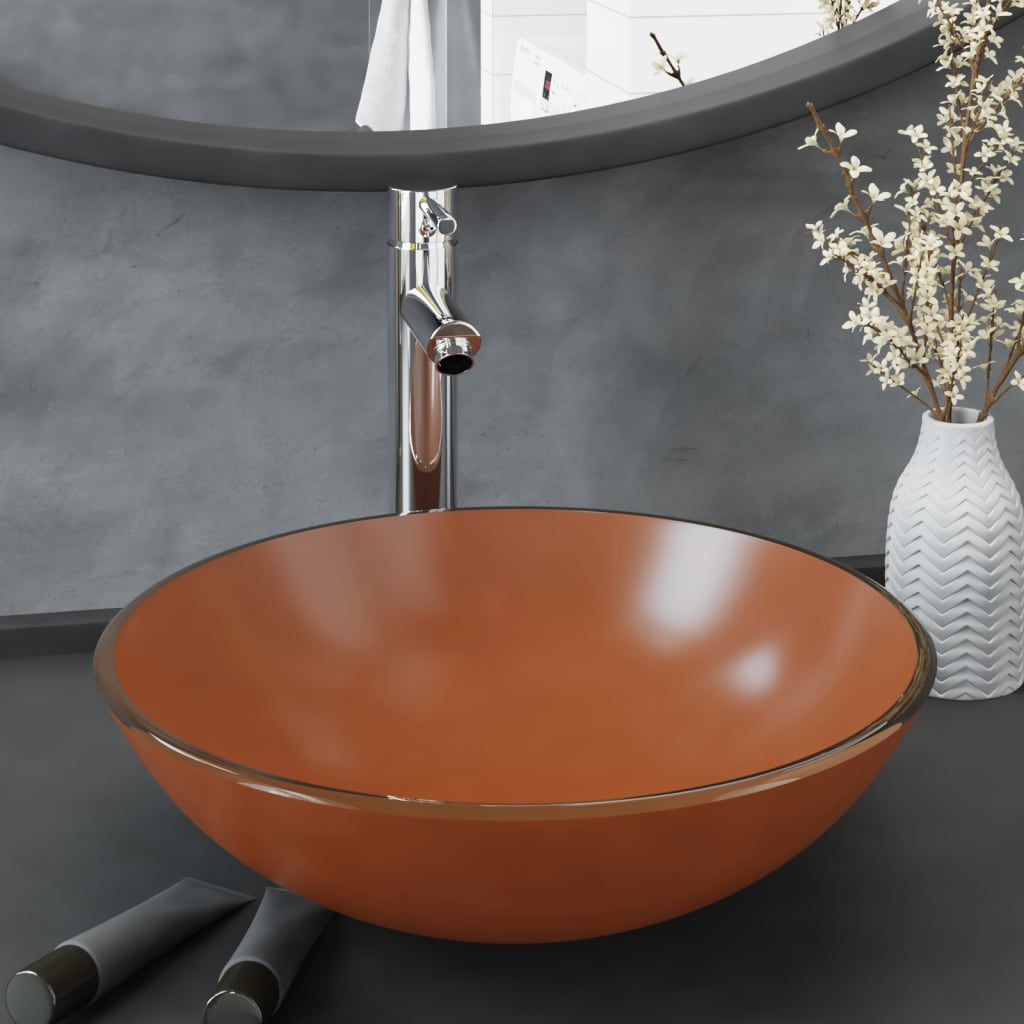 Lavatório Torneira Válvula Click-Clack Vidro Temp.